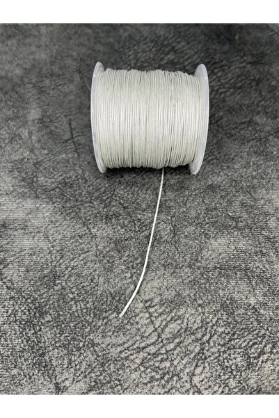 Mos Tespih 5 Metre 0.80mm Gümüş Renk Paraşüt İpi Bileklik Örgü İpi