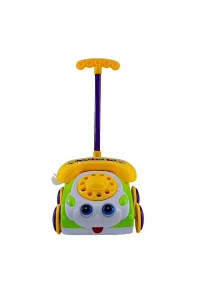 Rally لعبة مشي بالهاتف للأطفال، ادفع واسحب، بألوان متنوعة