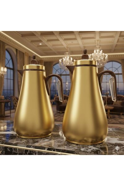 Louvre A silver "imperial" coffee set plated with chrome. Or royal hospitalit...