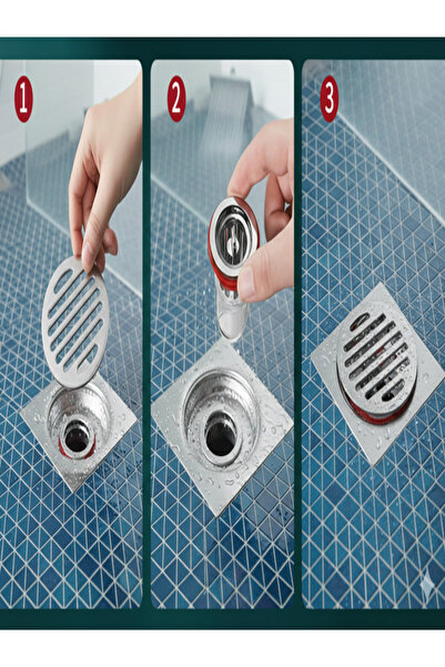 Banyo Gider Koku Önleyici Süzgeç Kapak