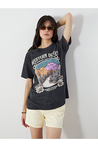 LC Waikiki Crew Neck Printed Women's T-Shirt