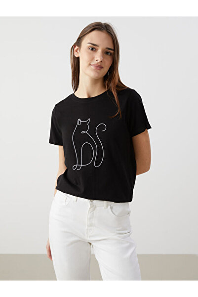 LC Waikiki Crew Neck Printed Women's T-Shirt