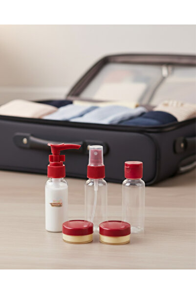 doremodam 5-Piece Transparent Cosmetic Organizer Set for Travel - Lisinya