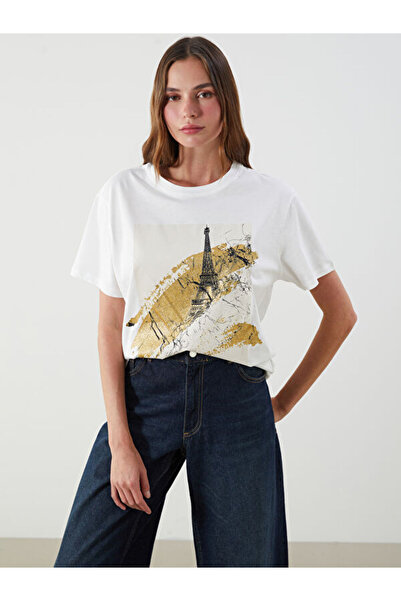 LC Waikiki Crew Neck Printed Women's T-Shirt