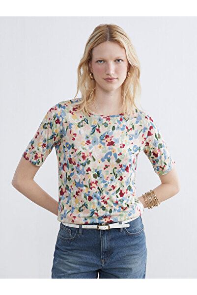 LC Waikiki Floral Women's T-Shirt from Uzg Store for Style Enthusiasts