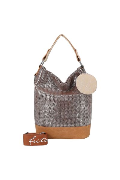 Fritzi aus Preußen Limitovaná maľovaná slama Schultertasche 27 cm