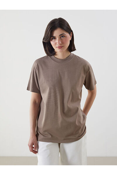LC Waikiki Women's Stand Collar T-Shirt
