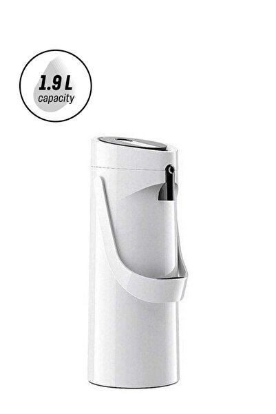 emsa 19L Pump Vacuum Flask Jug Plastic White