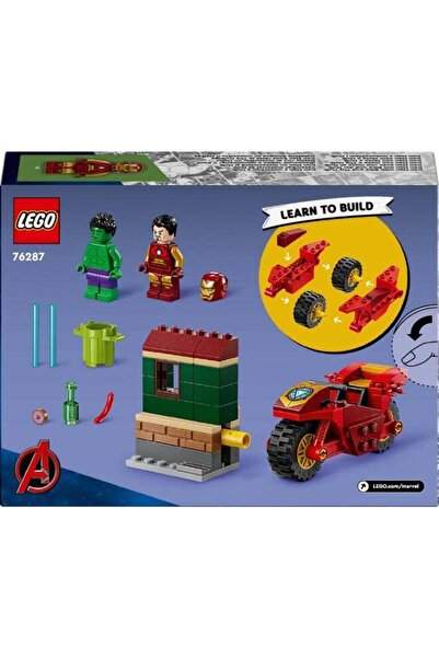 Generic LEGO Iron Man with Bike and The Hulk