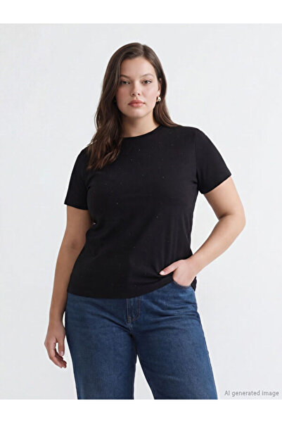 LC Waikiki I Zero Roba Collar Stone Women's T-Shirt from Freezen Store