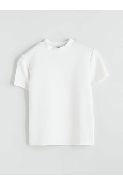 LC Waikiki Women's Stand Collar T-Shirt