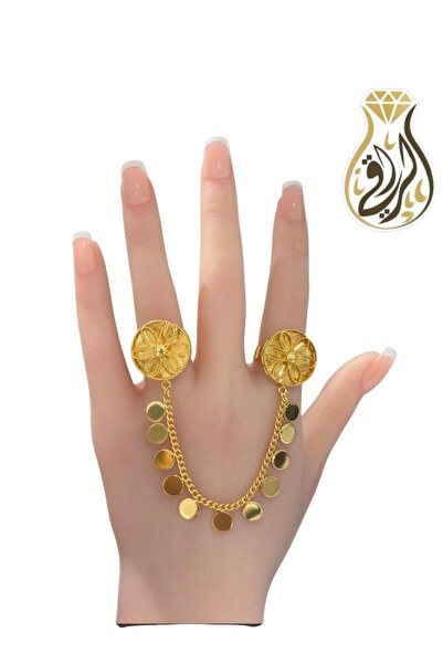 Pink Garden خواتم مميزة بديل الذهب المطلي جودة عالية