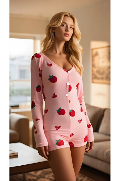 ALFA AKSESUAR 03 Luna Lora Pink Strawberry Dream Cotton Lu Pink Strawberry Pa...