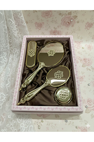 MİSS AYZA İÇTEN GELEN ŞIKLIK MİSSAYZA BEDESTEN SERIA GOLD SET CADOU DE LUX CU...