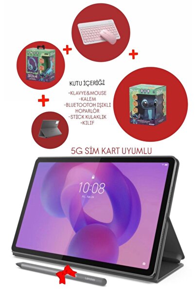 LENOVO 5G Sim Kart Idea Tab 2.4Ghz 8Gb 128Gb 11inch -Android Tablet+ Disney S...