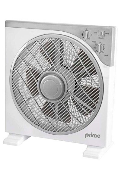 Generic مروحة صندوقية 12 بوصة مع مؤقت، محرك نحاسي كامل 40 واط، 3 سرعات، أبيض ...