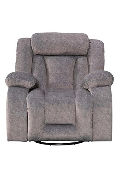 homez Recliner Chair with Rocking and Swivel Function Light Grey