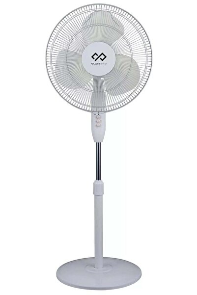 ClassPro مروحة أرضية، 3 شفرات، 40 واط، أبيض