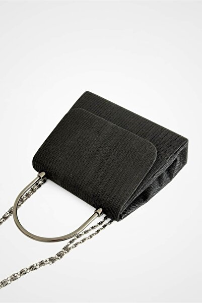 Yuka Atelier Twin Metal Strappy Mini Evening Dress Bag