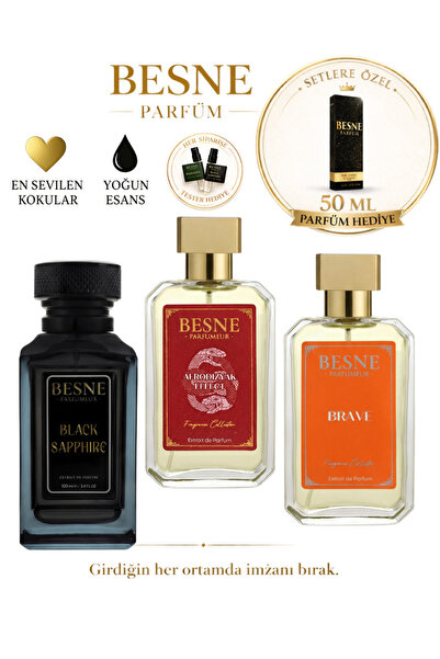 besneparfum Besne Parfüm Black Sapphire Brave Effect Set