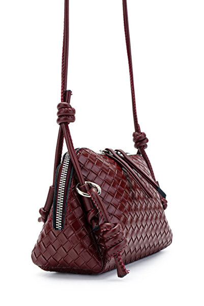 themoiss The Moiss Knitwear Patterned Adjustable Strap Women's Crossbody Bag ...