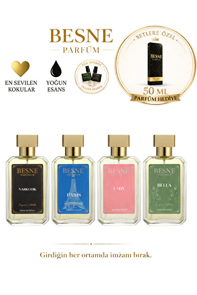 besneparfum Besne Parfüm 2 Erkek 2 Kadın Set