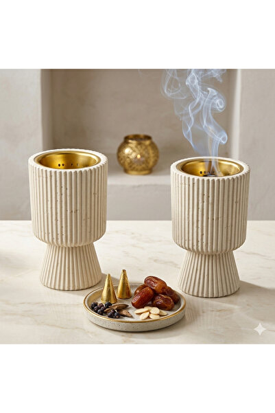 Generic Luxury marble-patterned beige 6-piece serving set