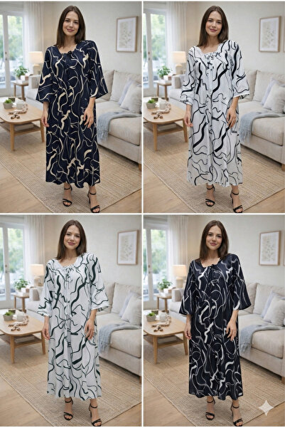 BATRINA STYLE Floral print jalabiya, cool TikTok fabric