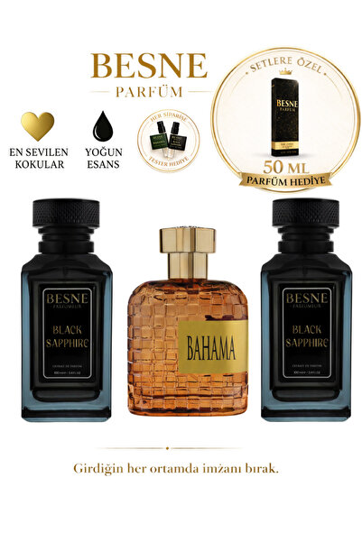 besneparfum 2 black sapphire 1 bahama luxe set
