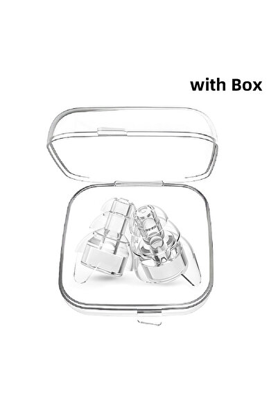 Choice4 White HUAK High Fidelity Silicone Earplugs with Storage Box for Conce...