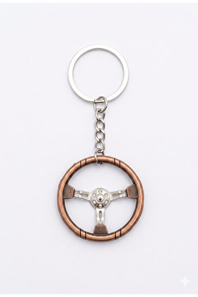 BsElektronik Etichete metalice speciale cu breloc roți de direcție și materia...