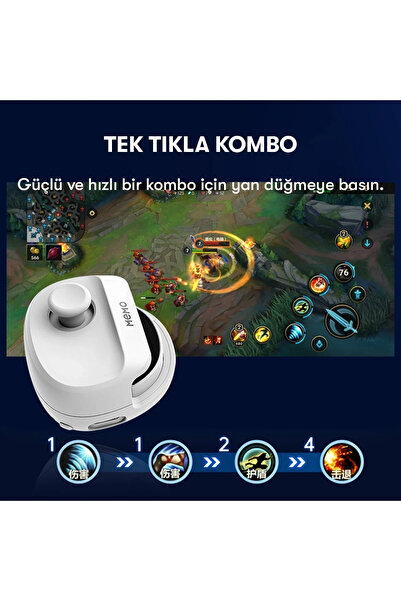 İsmiyle Al znv Mey İthalat® Memo MB01 Oyun Tuşu - Beyaz znv2026
