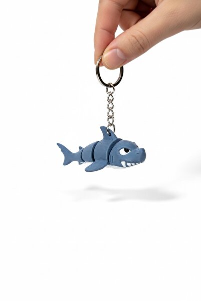 Pazarois Moving Shark Figure Keychain