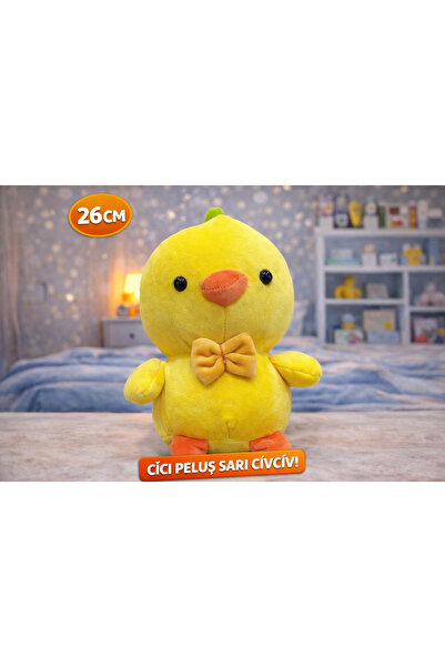 TRUST STORE Peluş Sarı Civciv 26 CM Yumuşacık Sevimli Oyuncak