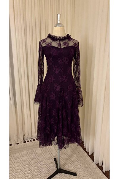 Sadeem فستان دانتيل قصير