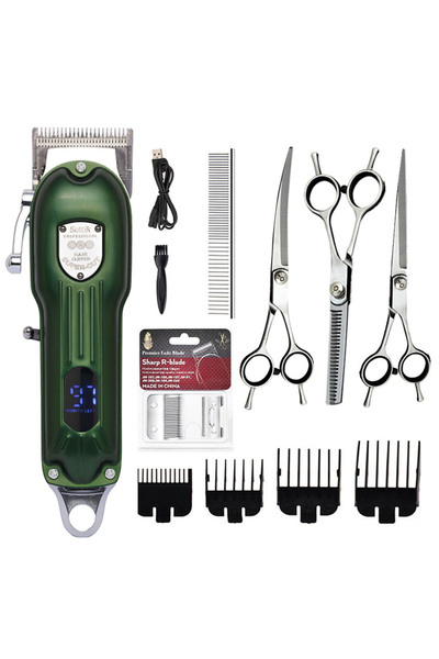 Choice3 JML002 Professional Dog Hair Clipper All Metal Rechargeable Pet Trimm...