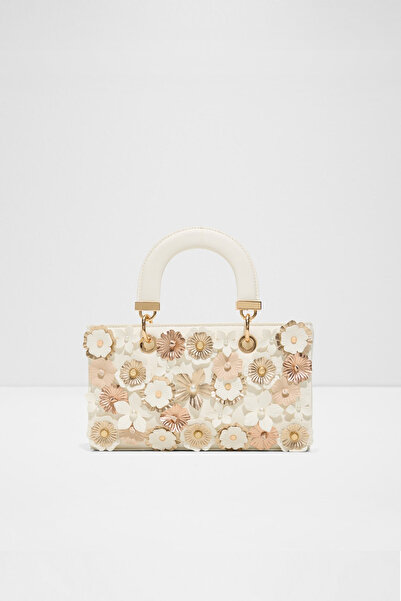 Aldo FLORELLINA - Kadın Çiçek Desenli Beyaz El ve Omuz Çantası