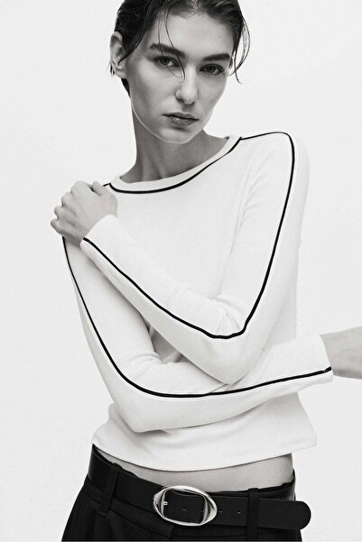 H&M Ribbed jersey top