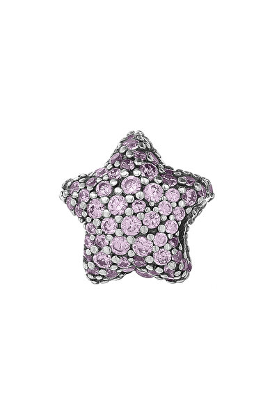 Choice34 قلادة B5384 الأكثر مبيعًا من الفضة S925 على شكل فراشة وردية ونجمة خم...