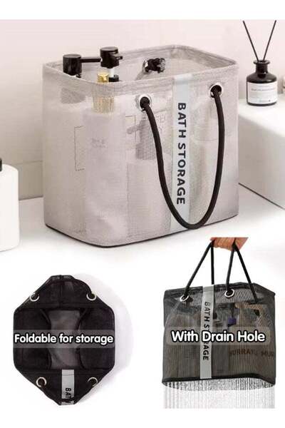 Generic Storage Basket with Handle Shower Caddy Basket Shower Caddy Bins Orga...