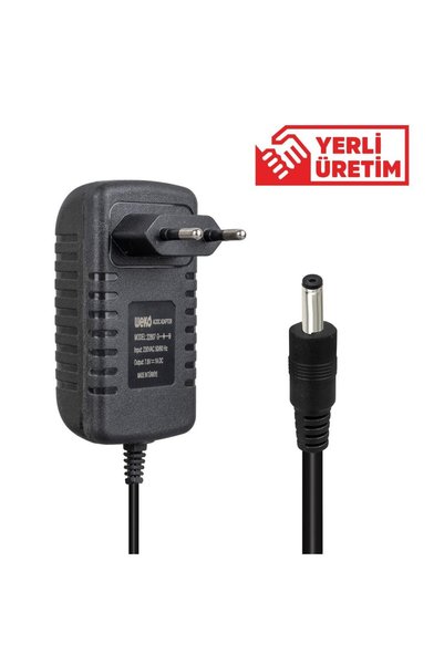 Powermaster Weko 7.8 Volt - 1 Amper 4.0*1.7 Uçlu Gösterge Ledli Yerli Üretim Akü Şarj Adaptörü