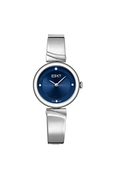 ECSTACY Women's Analog Blue Dial Watch - E25508-SBSN