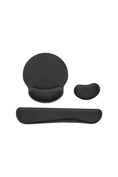 Other Memory Foam Keyboard Wrist Rest Pad Mouse Pad Black