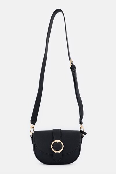 Anne Klein Women Brand Logo Cross Body Bag, Black