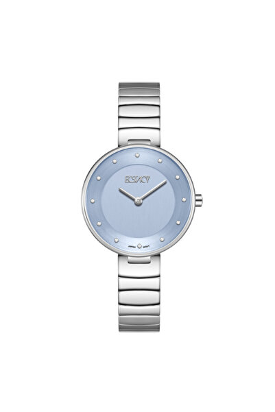 ECSTACY Women's Analog Blue Dial Watch - E25504-SBSL