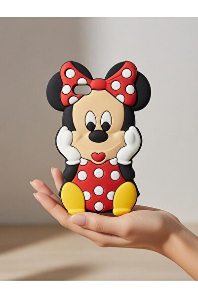TECNOTREND iPhone 5/5S Uyumlu Minnie Mouse Tasarımlı Silikon Telefon Kılıfı