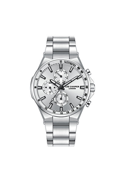Lee Cooper Men's Multi Function SILVER Dial Watch - LC08219.330