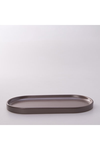Selim Victoria Oval Tray Small Taupe