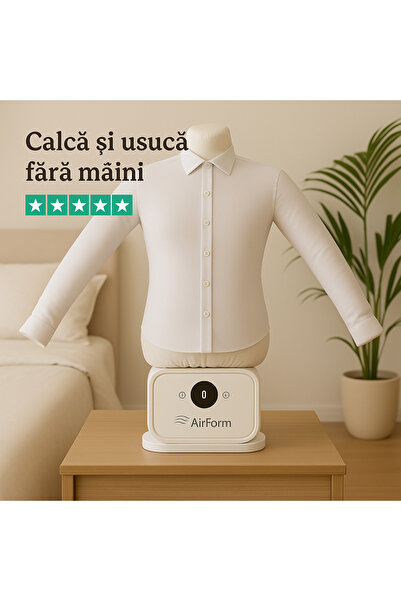 AirForm Premium ironing and sanitizing station for clothes