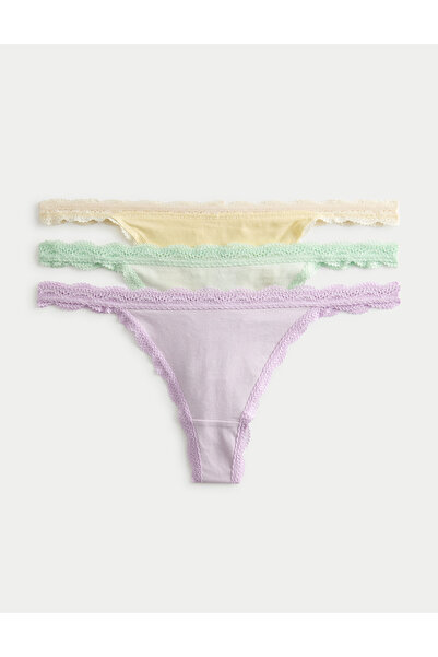 Marks & Spencer 3'lü Düşük Bel Tanga